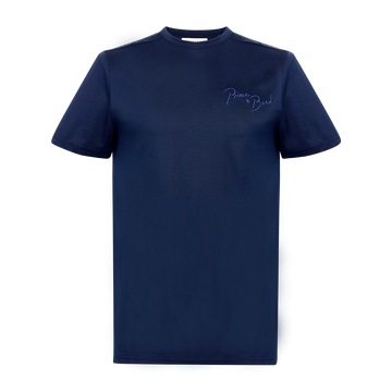 Marine Slim Fit Logo T-shirt - Navy