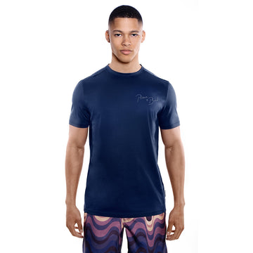 Marine Slim Fit Logo T-shirt - Navy