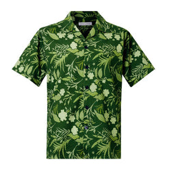 Luka Floral Camp Collar Shirt - Green