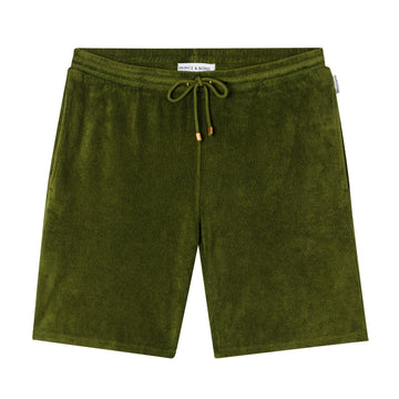 Riviera Terry Shorts - Green
