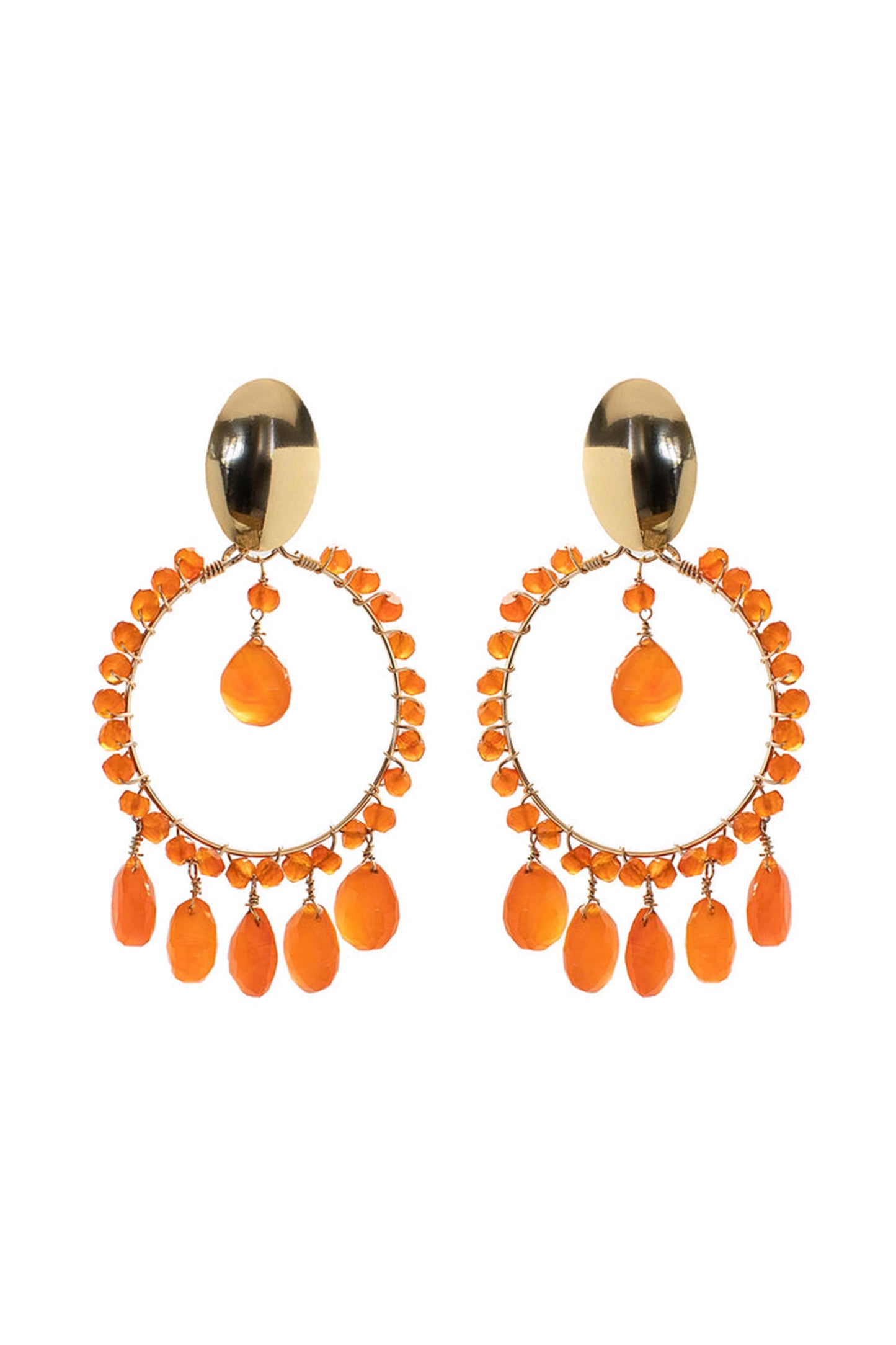 Carnelian Cara Earrings