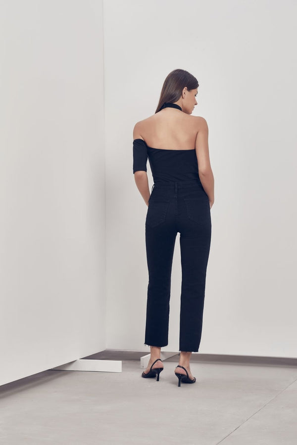 Paula Straight Leg Jeans - Black