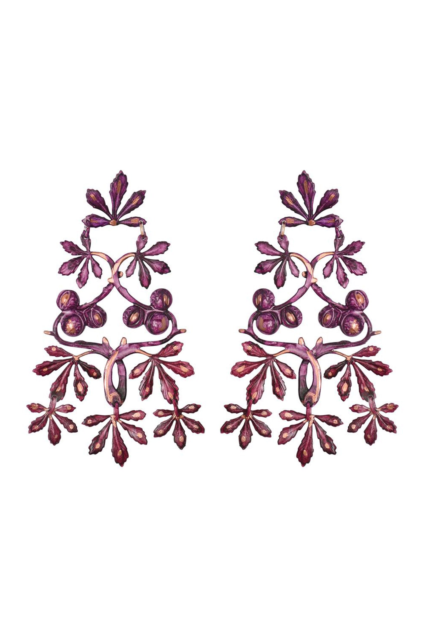 Maraval Earrings - Plum