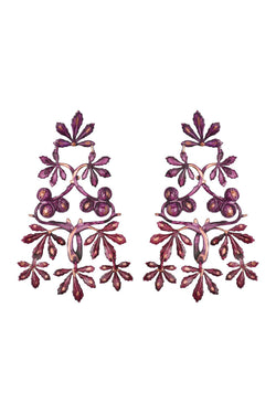 Maraval Earrings - Plum