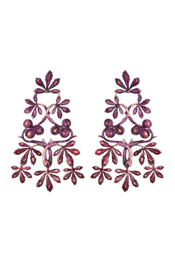 Maraval Earrings - Plum