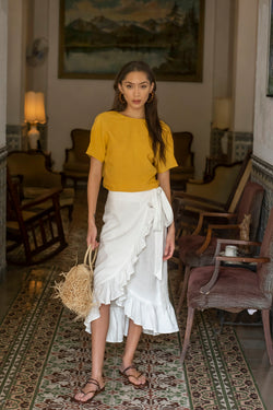 Cedros Skirt Linen