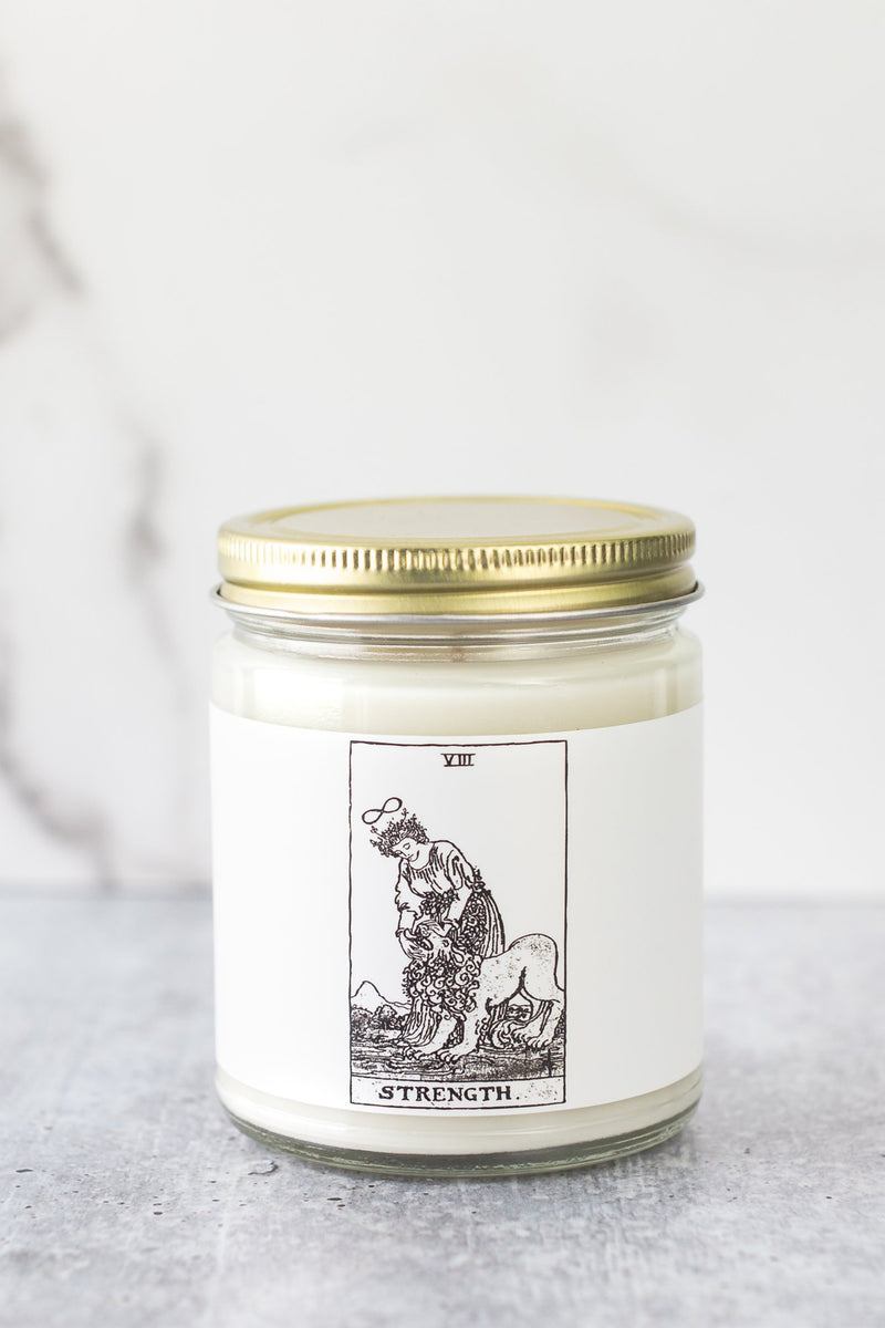 Tarot Collection - Strength Candle